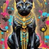 Egyptian Black Cat Diamond Painting