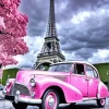 Eiffel Tower Car Diamond Painting