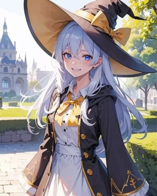 Elaina Anime Girl Diamond Painting