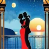 Elegant Couple In Love Art Diamond Painting