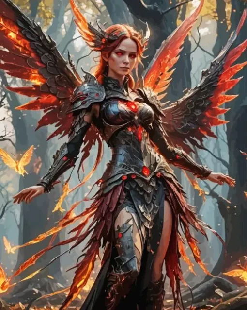 Fairy Red Art Diamond Painting