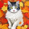 Fall Cat Diamond Painting