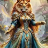Female Lion Diamond Painting