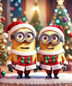 Festive Minions Diamond Painting