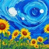 Field Of Sunflowers Van Gogh Art Diamond Painting
