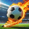 Fire Soccer Ball Art Diamond Painting