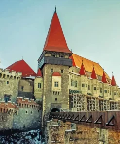 Hunyad Castle Romania Diamond Painting