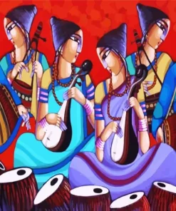 Indian Folk Art Diamond Painting