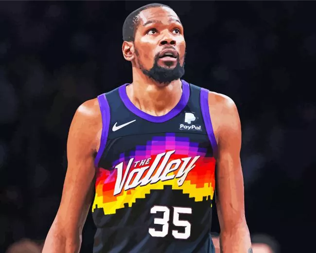 kevin durant Diamond By Numbers Kevin Durant Diamond Painting