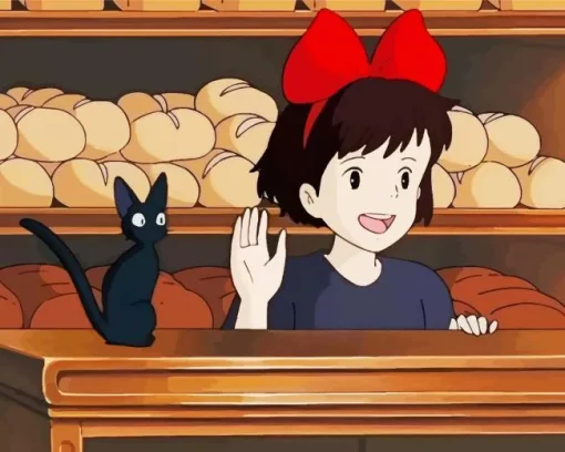 Kiki And Jiji Diamond Painting