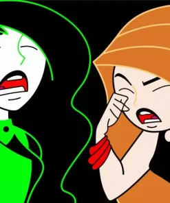 Kim And Shego Diamond Painting