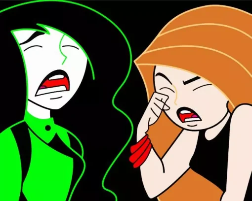 Kim And Shego Diamond Painting