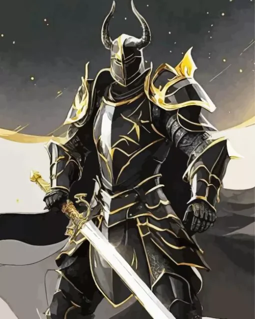 Knight Armor Anime Diamond Painting