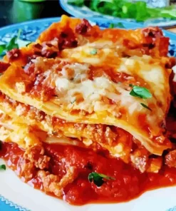 Lasagna Toss Diamond Painting