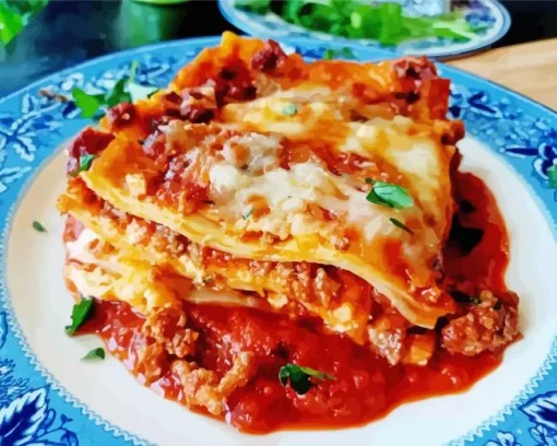 Lasagna Toss Diamond Painting