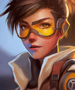 Lena Oxton Overwatch Diamond Painting