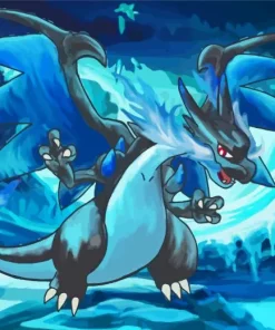 Mega Charizard X Diamond Painting