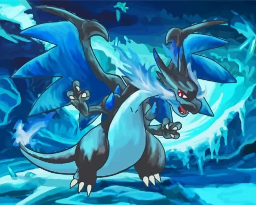 Mega Charizard X Diamond Painting