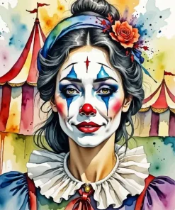 Mime Woman Diamond Painting