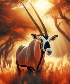 Oryx Animal Diamond Painting