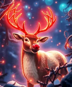 Rudolph Art Diamond Painting