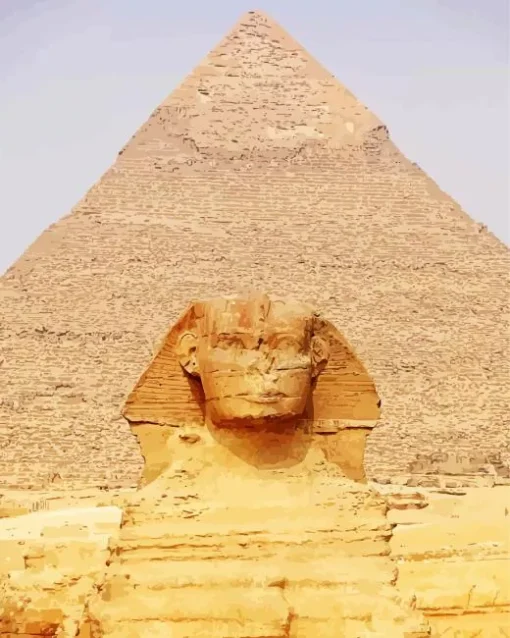 The Great Sphinx Of Giza In Egypt Diamond Painting