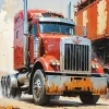 Vintage Peterbilt Art Diamond Painting