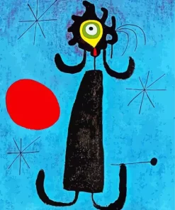 Woman In Front Of The Sun Diamond Painting