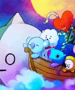 Bts Bt21 Diamond Painting
