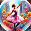 Bubble Ballerina Diamond Painting