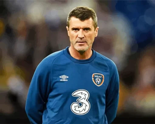 Roy Keane Player Diamond Painting