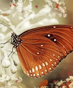 Brown Butterfly Diamond Painting