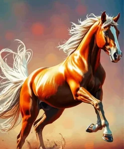 Brown Stallion Diamond Painting