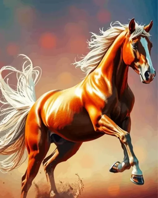 Brown Stallion Diamond Painting