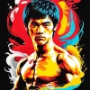 Bruce Lee Pop Art Diamond Painting