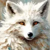 Cool Arctic Fox Animal Diamond Painting