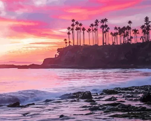 Laguna Beach California Diamond Painting