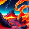Lava Art Diamond Painting