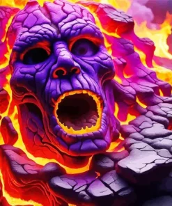 Lava Face Diamond Painting