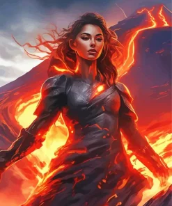 Lava Lady Diamond Painting