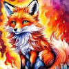 Little Firefox Diamond Painting