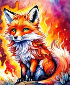 Little Firefox Diamond Painting