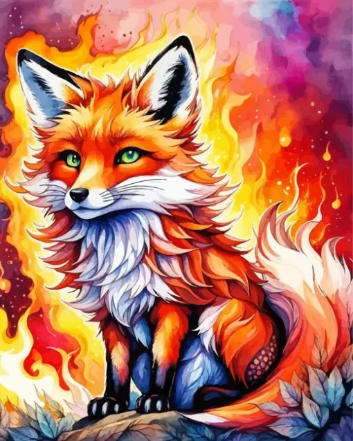 Little Firefox Diamond Painting