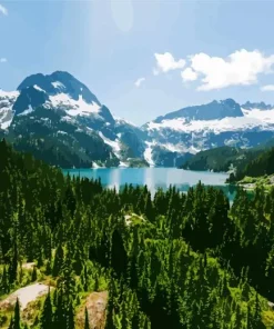 Lovely Water Lake Diamond Painting