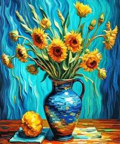 Van Gogh Vase Diamond Painting