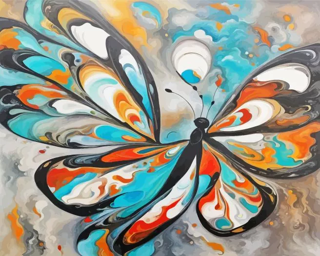 Abstract butterfly art Diamond Paintings Abstract Butterfly Art Diamond Painting