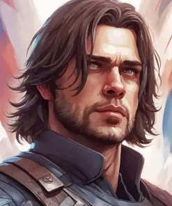 Bucky Hero Art Diamond Painting