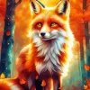 Autumn Fox Art Diamond Painting