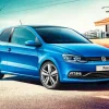 Blue Vw Polo Car Diamond Painting