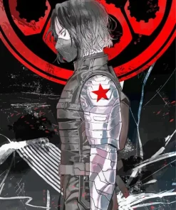 Bucky Barnes Anime Diamond Painting